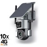 دوربین 4G خورشیدی ۸ مگاپیکسل زوم اپتیکال 10X