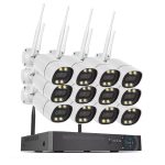 پکیج ۱۲ دوربینه وایرلس IPPRO Warmlight